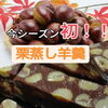 今シーズン初の栗蒸し羊羹