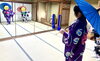 着付けをして日本舞踊体験「秋の体験キャンペーンやってます！」