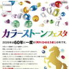 【10月2日・3日】ジュエリーニッタ昭和通り本店にて「カラーストーンフェスタ」開催！総合鑑定士 優奈先生をお招きする特別展示販売会