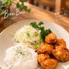 南葛西・フラワーガーデンそばのcafeBanBan ジューシーな唐揚げ定食ランチ【葛西カフェ】