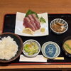千葉駅近くの海鮮居酒屋で旬の味♪三陸産カツオ刺し定食を小鉢付き1100円で！