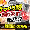 【筋肉の左右差】秋にぎっくり腰を繰り返す原因は？腰だけでなく股関節・太もももチェック【松江・出雲・米子・整体・根本改善】