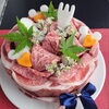 1年目の結婚記念日を彩る黒毛和牛肉ケーキで心に残るお祝いを