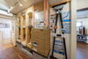 構造模型と制振装置MIRAIEの展示「展示場の模型・サンプルで納得の家づくり相談」