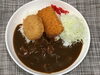 「本日のAランチは　エビカツ&クリームコロッケカレー🍛」