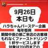 ハラちゃんバースデー企画