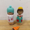 802SKYSHOP イチオシの創作こけし。新しいこけしが追加されています。土台のこけしは八王子で作る東京こけし 大蔵さんに依頼し、デザインはイラストレーターさんやマトリョーシカ作家さんなどに絵付けを依頼したホントの1点物。ここしかない。