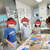 個性が光る、アートフリースクールの創作時間☺️