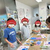 個性が光る、アートフリースクールの創作時間☺️