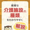 複雑な介護施設の種類をわかりやすく解説