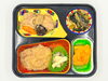 高齢者向け宅配弁当。昼食は和風ハンバーグ。「9/28(月)の昼食は「和風ハンバーグ」」