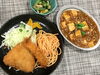「本日のAランチは　麻婆豆腐と海鮮フライ」