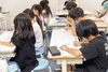 教室での様子「教室での学習風景をご紹介！毎日の学習習慣と自学自習の力を育む教室の様子【西葛西 習い事 タブレット学習 入学準備 幼児 小学生 中学生 高校生】」