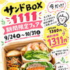 大人気のサンドBOXを特別価格で！秋の期間限定フェア開催中