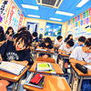 休み時間の様子を中心に