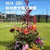 10/4（日）の34Garden Flower school まだ空きがあります🍁