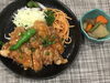 「本日のAランチは　油淋鶏」