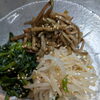 香ばしいごま油の風味と豊かな食感を味わう定番のナムル（나물）