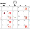 10月営業カレンダー🗓️