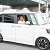 ご近所へ、車検の車をお預かりに🏃