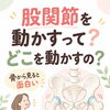 股関節を動かすって、どこを動かすの？