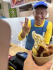 「🍠🍦秋のおやつに♪ 焼き芋クロッフルソフトと笑顔をお届け！」