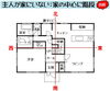 「主人が家にいない：家の中心に階段」