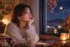 このままでいいか悩んでいる女性のイメージ画像「秋の夜に「このままでいいのかな」と感じたとき｜30分で今の自分と気持ちを整理する時間」