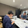 新しく手ぬぐい折りの軽作業がスタート！それぞれのペースで丁寧に取り組んでいます✨