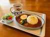 インド風キーマカレー「宍道湖畔で楽しむしっかりランチ｜スパイス香る人気の「インド風キーマカレーセット」で贅沢なひとときを」