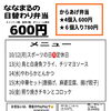 今週の日替わりメニュー