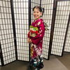 問屋町レンタル着物TUZUMI　お母さまの振袖を受け継ぎご友人の結婚式へ｜着付けとヘアセットのお支度