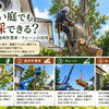 🌳 第4回｜狭い庭でも伐採できる？特殊伐採・高所作業車・クレーンの活用