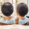 襟足すっきり美しいグラデーションボブ✨休日のリフレッシュと日常のサロン日記🌷