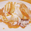 本日の営業と塩キャラメルバタースフレパンケーキ🥞🪄︎︎