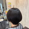 ✨ **ショートヘアも艶やかに！自然な髪質改善ストレート**