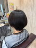 ショートの髪質改善ストレート「✨ **ショートヘアも艶やかに！自然な髪質改善ストレート**」
