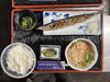 サンマ塩焼き、はいからうどん「本日の日替わり」