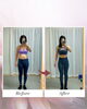 私のビフォーアフターです！「47歳トレーナーのゆるダイエット」