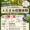 今週末の枝豆収穫体験は中止となりました