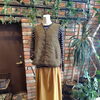 ♬INTRO AUTUMN&WINTER！愛らしい雲刺繍ボーダーカットソーと雲形キルトベストで楽しむ大人のKUMOKUMOコーディネートですよ