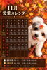 11月営業カレンダー「11月の営業予定」