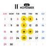 2026年11月の営業日と定休日のお知らせです！