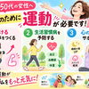 【40代・50代必見】健康のためになぜ運動が必要なの？💪