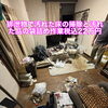 排泄物で汚れた床の掃除