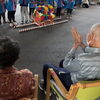 保育園のおみこしが来てくれました！