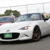 【新入庫】H27年式 ロードスター 1.5 Sレザーパッケージ 入庫！6速MTで走りを満喫する車高調・RAYS17AW・HKSマフラー装着車