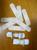 絆創膏にマツヤニを塗ってます「【マツヤニ】はパッチテストを受けることから始まります」
