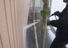 施工中「アパート外壁塗装前の高圧洗浄！建物を長く大切に守るための丁寧な下準備」