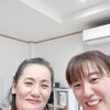 静岡市葵区瀬名川のネイルサロン｜ラプンツェルカラーのまっすぐフレンチ💅境目ミラーで上品な大人ジェルネイル✨交流から繋がる楽しいひととき☕